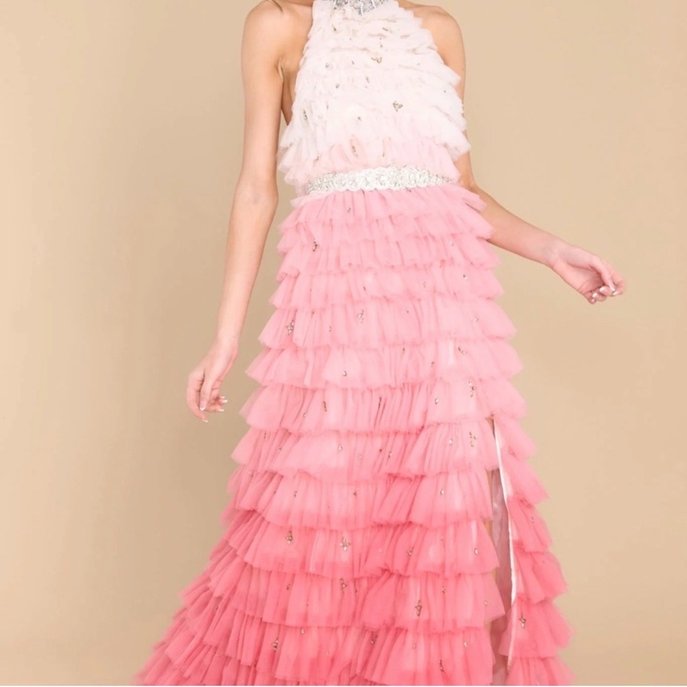 NWT LoveShackFancy Alexander Dress - Ombré Rose Size 2